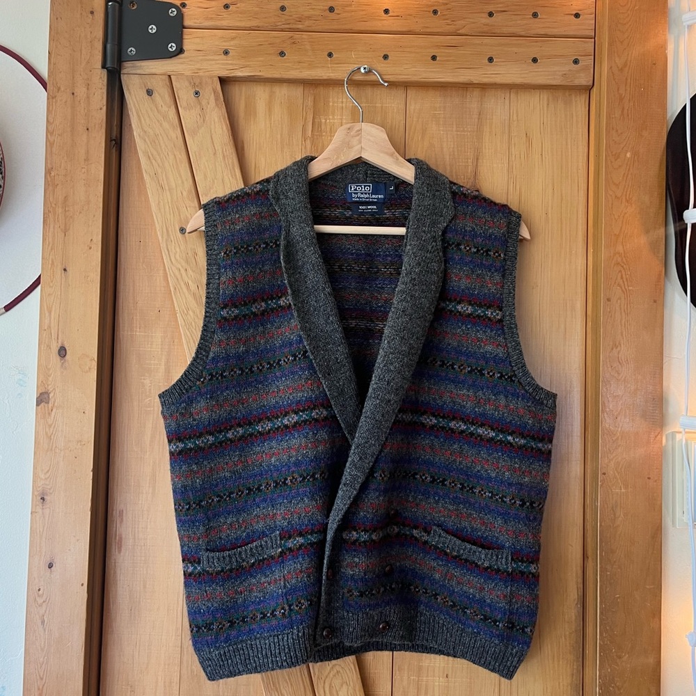 Ralph Lauren 100% Wool Vest